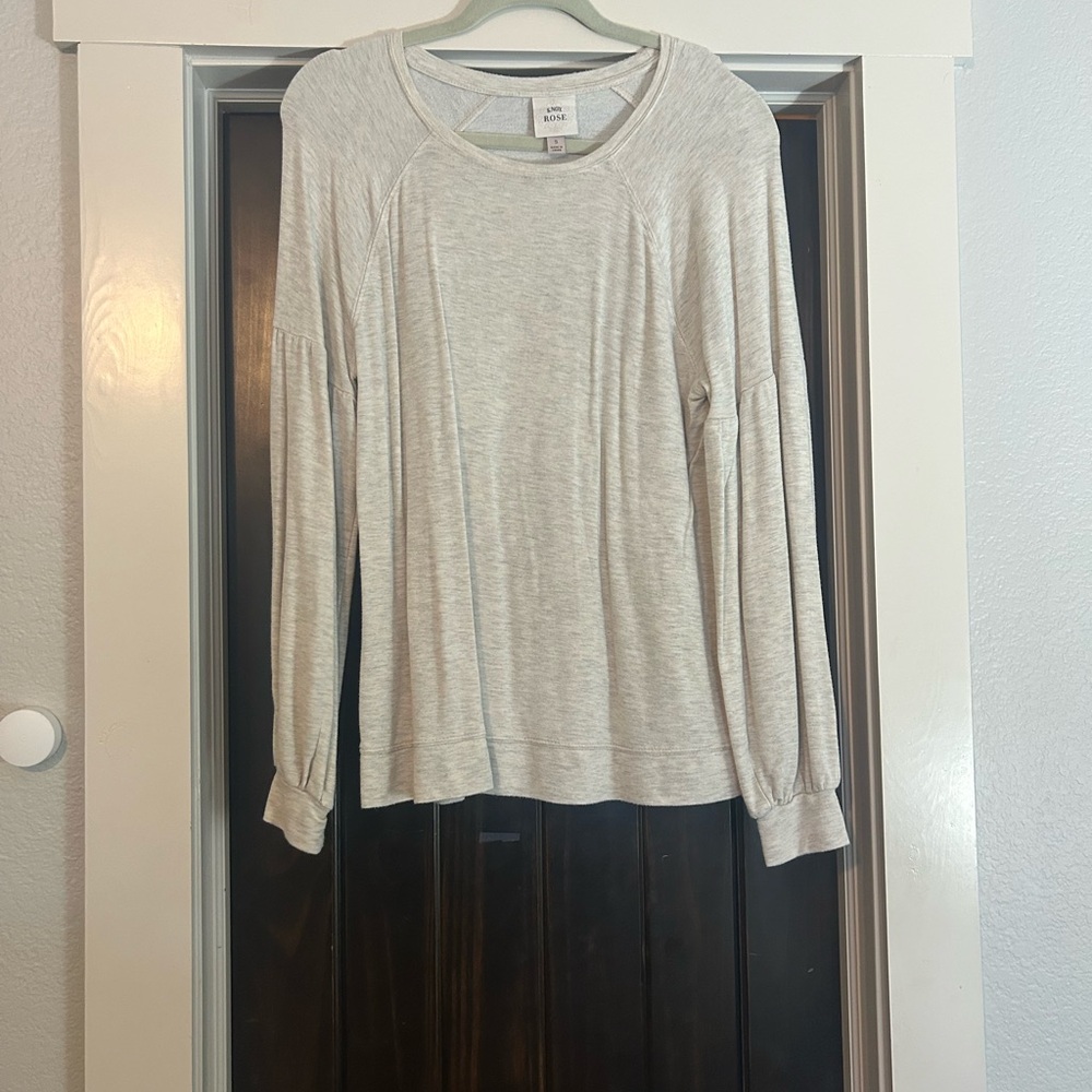 Knox Rose Gray Relaxed Sweatshirt